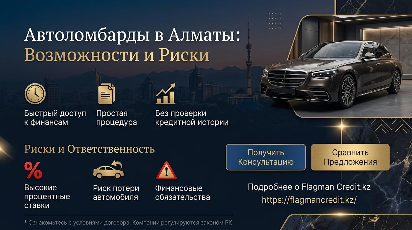 Автоломбарды в Алматы: Возможности и Риски