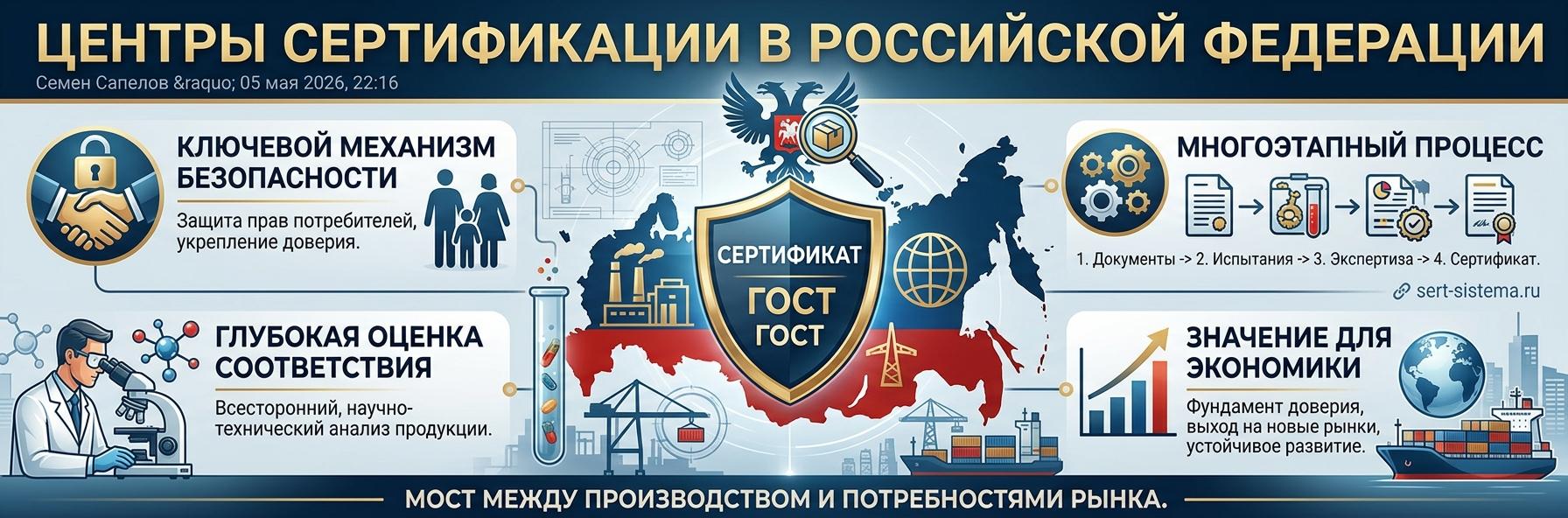 Центры сертификации в Российской Федерации