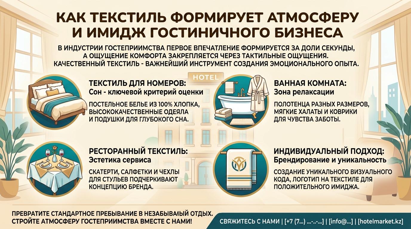 Как текстиль формирует атмосферу и имидж гостиничного бизнеса