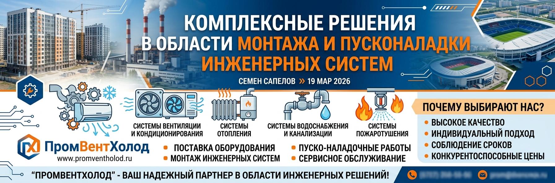 Комплексные решения в области монтажа и пусконаладки инженерных систем