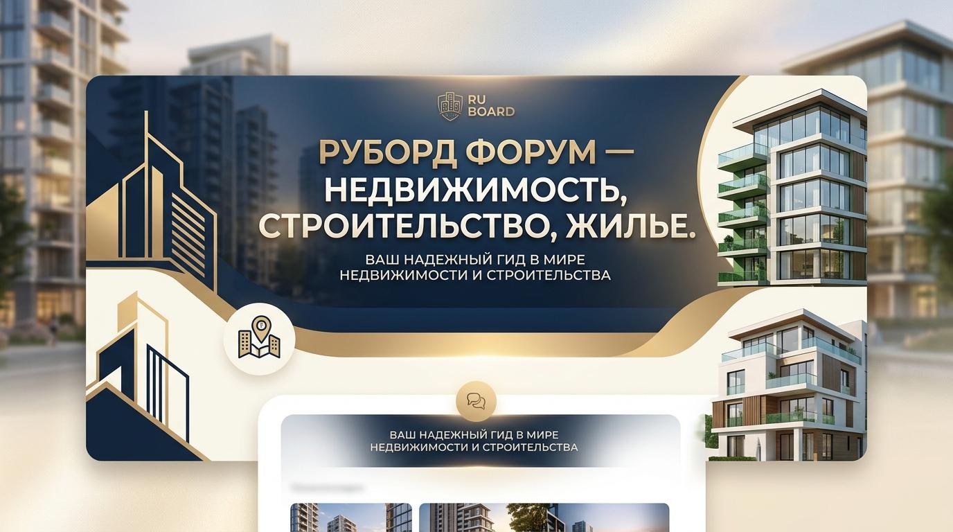 РуБорд Форум — Недвижимость, Строительство, Жилье.