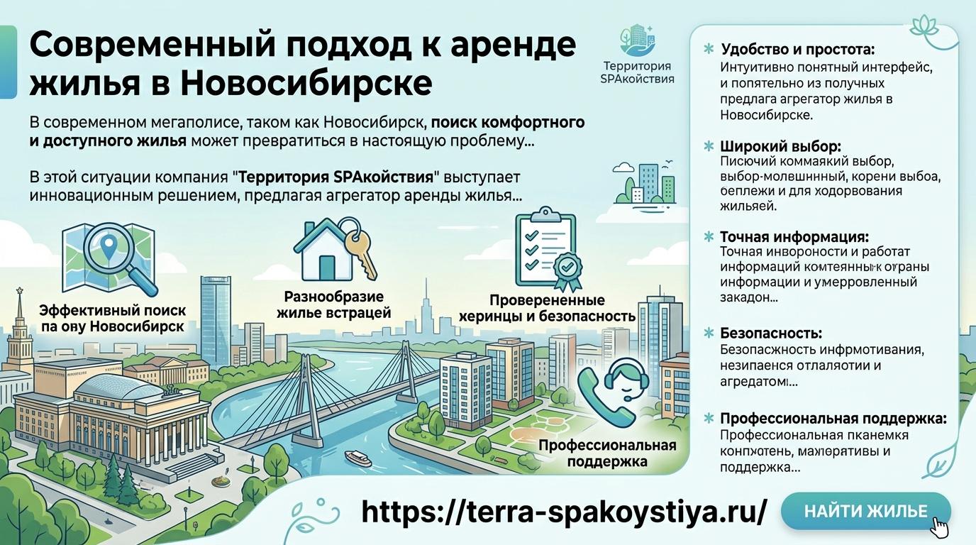 Современный подход к аренде жилья в Новосибирске
